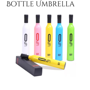 Double Layer Umbrella with Bottle Cover | Rain | Women, Men and Kids (Multi-color)