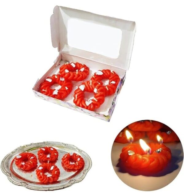 Set of 2 , Red Colour Emarti Shape - Image 4