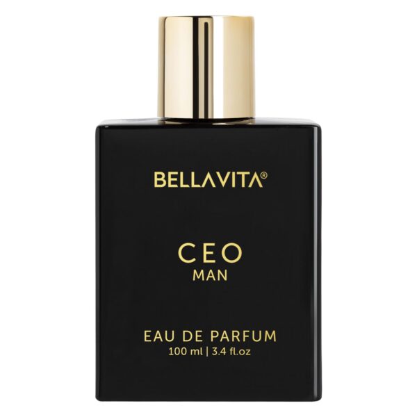 Roll over image to zoom in Bella Vita Luxury CEO Man Eau De Parfum Perfume with Lemon, Lavender, Tonka, Mandarin & Vetiver|Premium, Long Lasting Woody Fragrance for Men, 100 ML