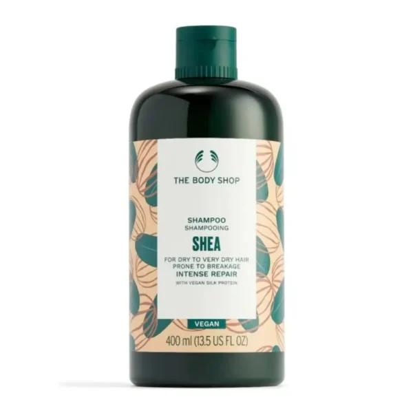 The Body Shop Shea Intense Repair Shampoo - 400 milliliters (Pack of 1) | dry to very dry hair prone to breakage |