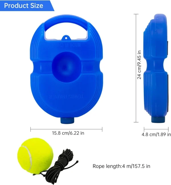Tennis Trainer Rebound Ball Set,Tennis Balls Solo Tennis Training Equipment,Practice Ball with String, Portable Training Tool for Kids and Adult (Pack of 1 Set) - Image 4