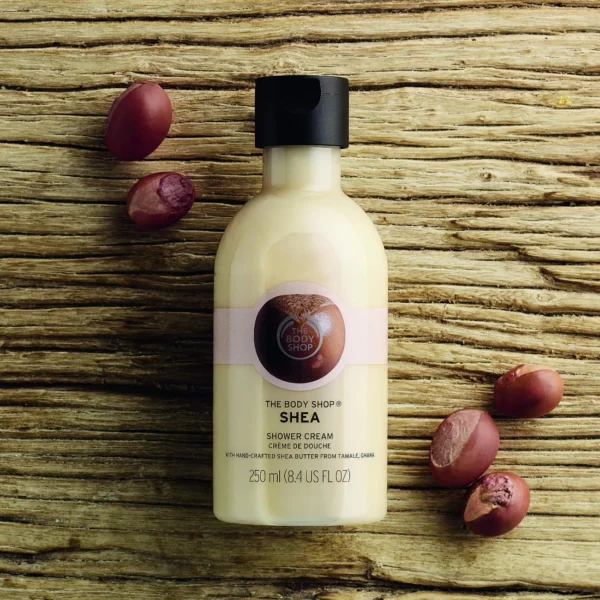 The Body Shop Vegan Shea Shower Cream, 250 ML (Pack of 1) | Dry Skin, Cleanse & Help Soften - Image 2