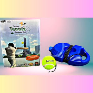 Tennis Trainer Rebound Ball Set,Tennis Balls Solo Tennis Training Equipment,Practice Ball with String, Portable Training Tool for Kids and Adult (Pack of 1 Set)